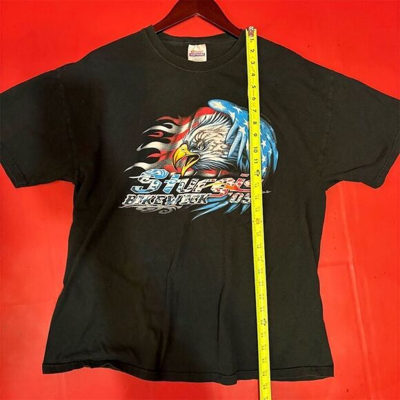 Sturgis Bike‎ Week Eagle T-Shirt Men's XL Black Graphic - Picture 6 of 9